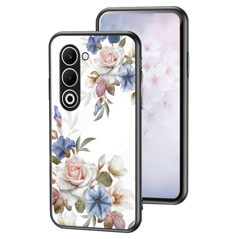 Oppo A5 5G Hard Cover Glass Floral Pattern