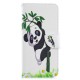 Case Samsung Galaxy A70 Panda On Bamboo