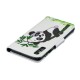 Case Samsung Galaxy A70 Panda On Bamboo