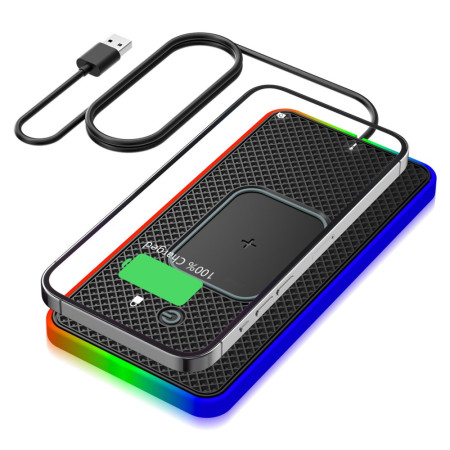 RGB Wireless Car Charger...