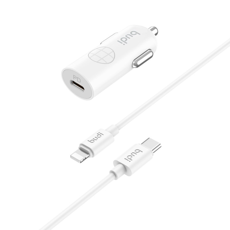 33W USB-C Car Charger with 1.2m Lightning Cable