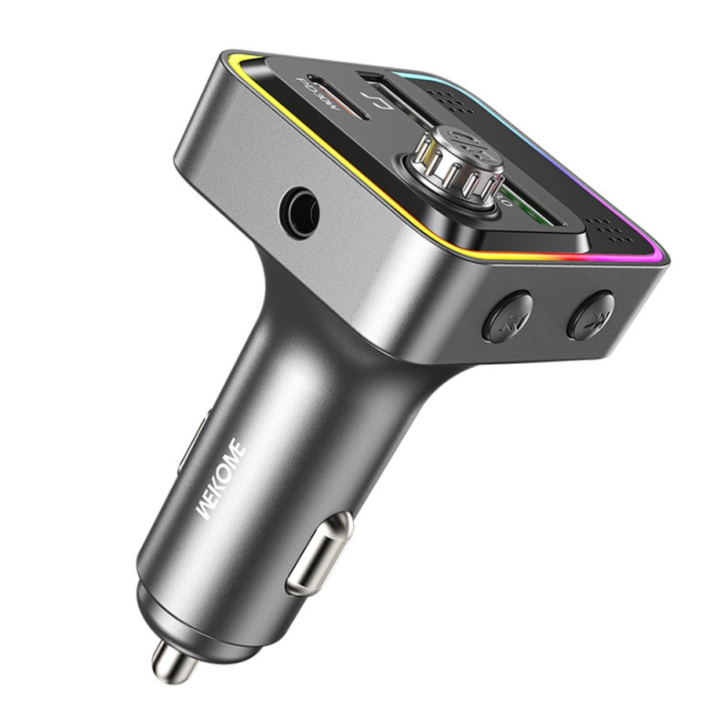 48W Bluetooth MP3 Dual USB Car Charger WEKOME