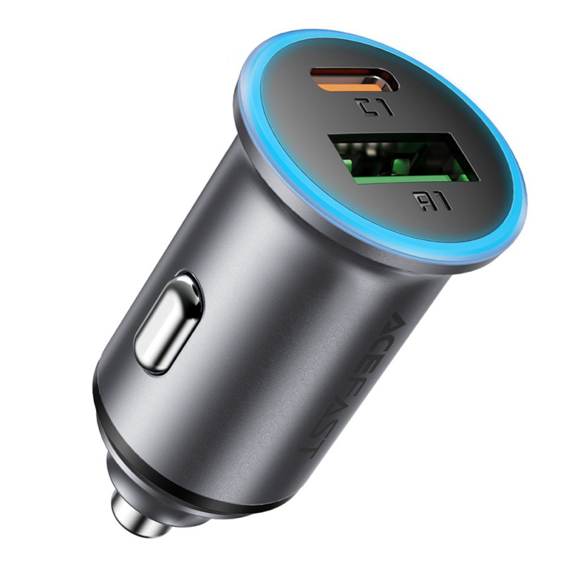 65W Dual Port USB-A and USB-C Cigar Lighter Charger ACEFAST