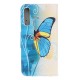 Cover Samsung Galaxy A70 Papillon Bleu et Jaune