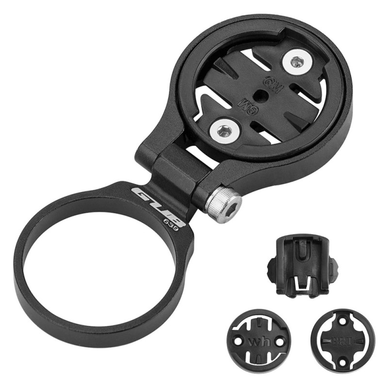 Adjustable mountain bike computer mount for handlebars