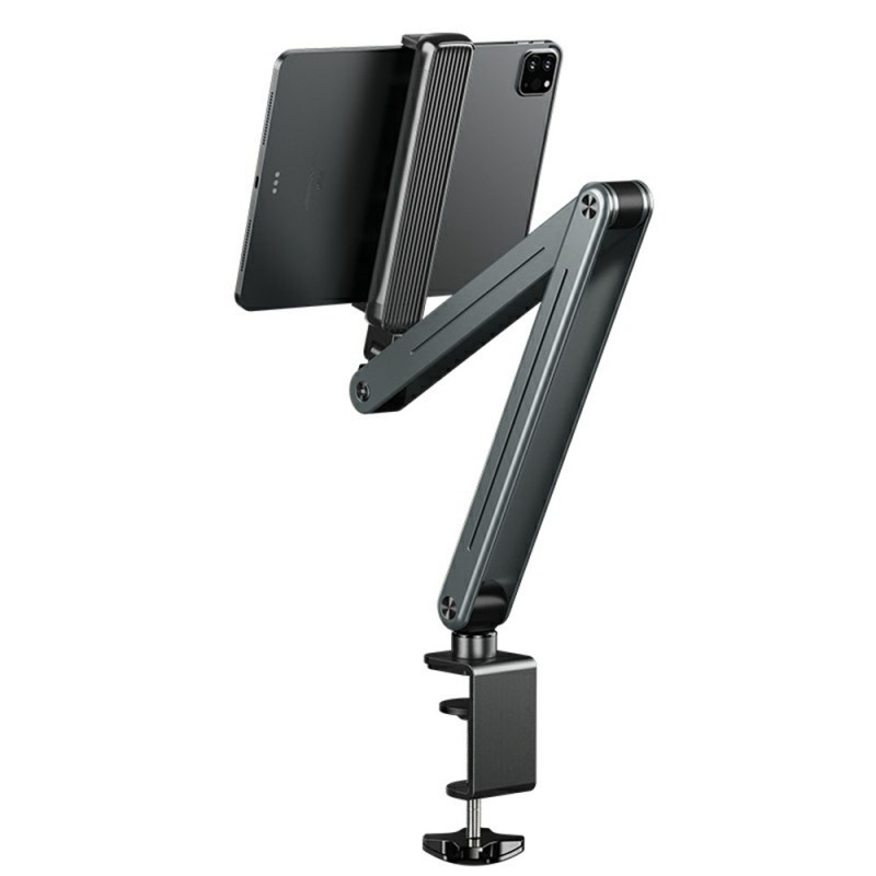 Adjustable Foldable Articulated Arm Support for Tablets, Desks and Beds