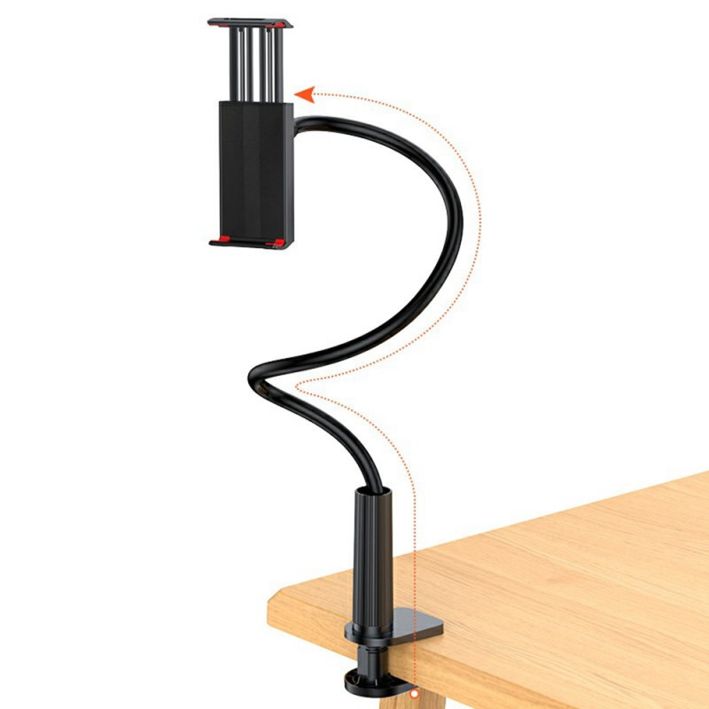 Flexible Adjustable Phone and Tablet Holder with Desk Clamp