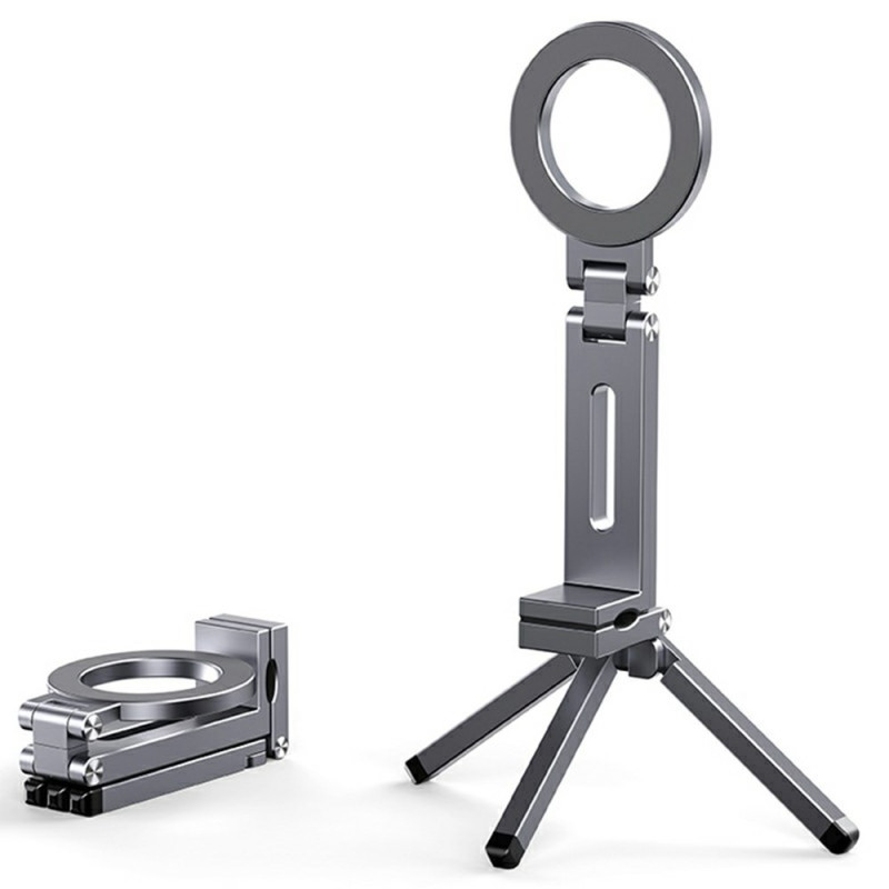 Foldable Magnetic Phone Stand with Tripod