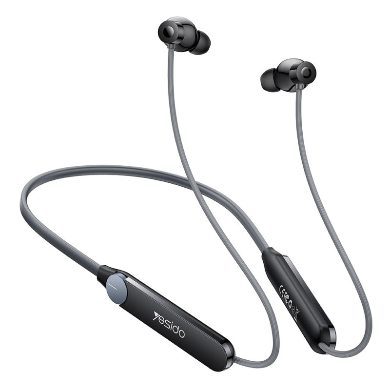 YESIDO Bluetooth Wireless Neckband Headset with Rotating Wheel
