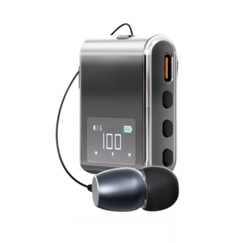 Bluetooth Headset with LCD Screen for Hands-Free Calling