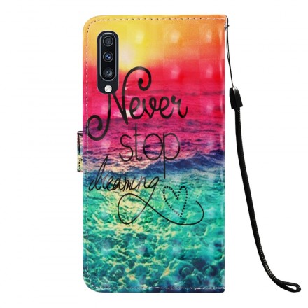 Cover Samsung Galaxy A70 Never Stop Dreaming