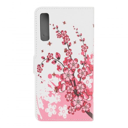 Cover Samsung Galaxy A70 Tropical Flowers