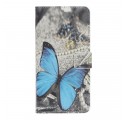 Cover Samsung Galaxy A70 Papillon Bleu