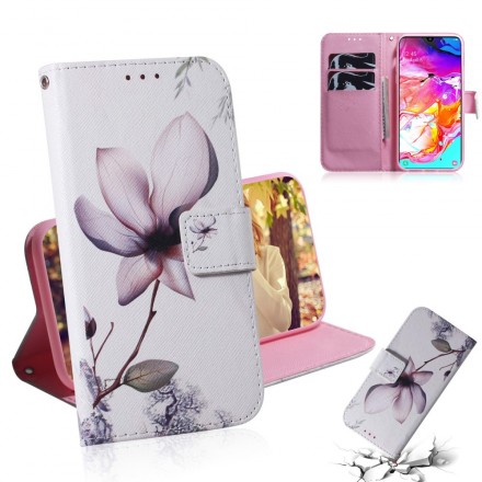 Case Samsung Galaxy A70 Flower Old Pink