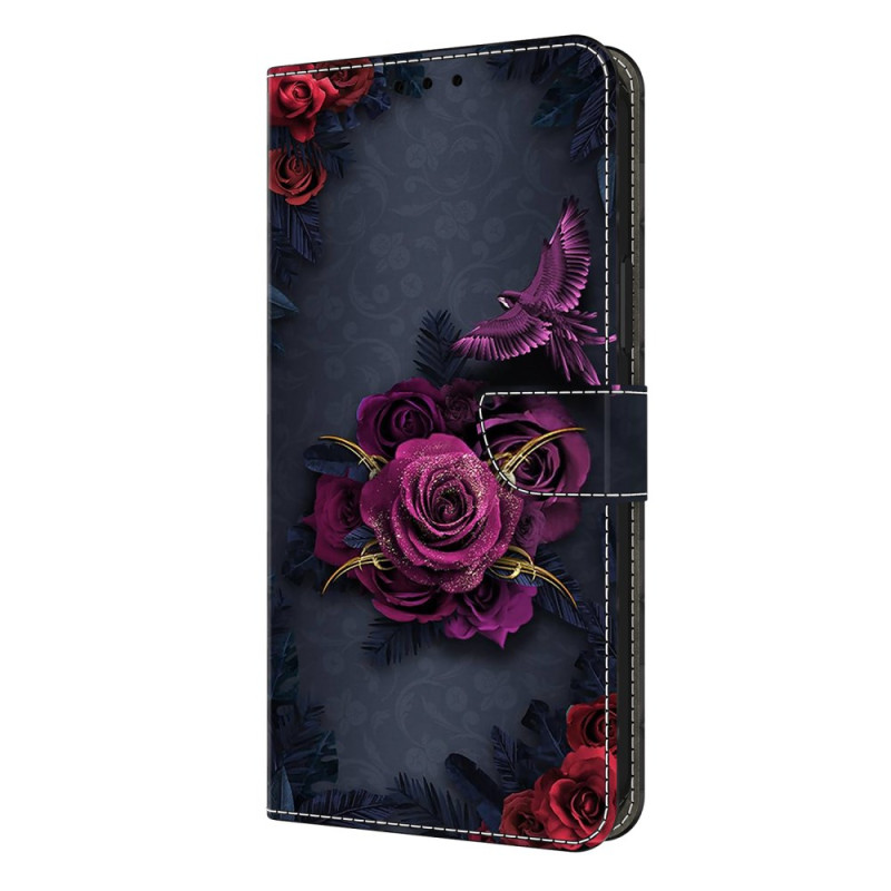 Samsung Galaxy S26 Plus Bright Purple Flower Case