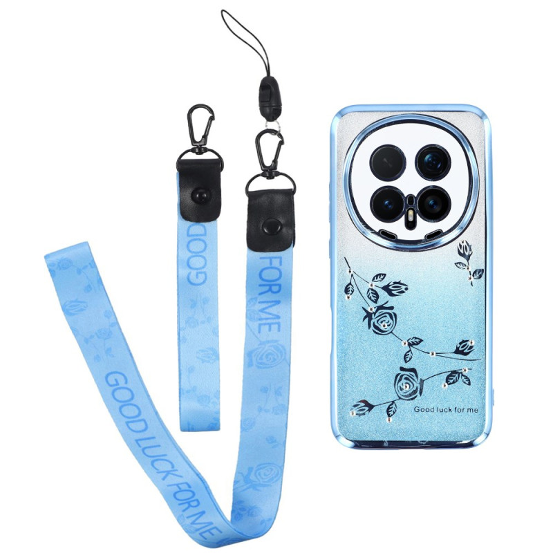 Honor Magic 8 Pro Case Floral and Cord Design