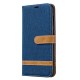 Samsung Galaxy A70 Fabric and Leather Effect Case with Strap