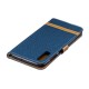 Samsung Galaxy A70 Fabric and Leather Effect Case with Strap