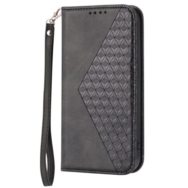 Case for iPhone 13 Pro Losanges Pattern with Strap