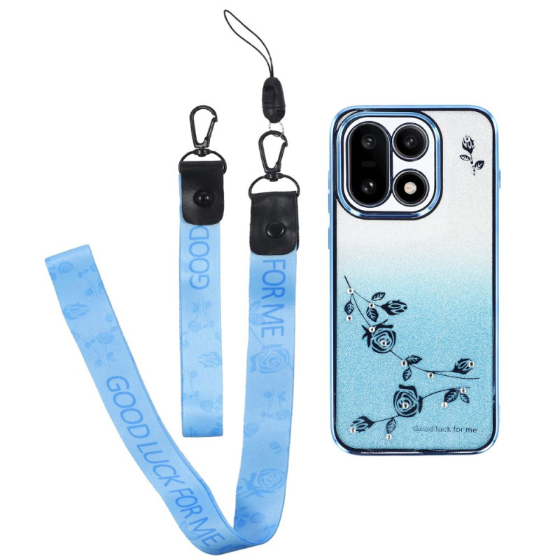 OnePlus 15 Cover Floral Pattern with Cords