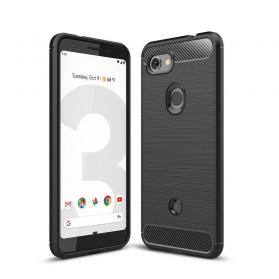 Google Pixel 3A Brushed Carbon Fiber Case