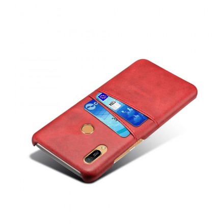 Cover Huawei Y6 2019 Leather effect card case
