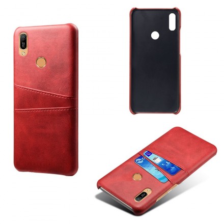 Cover Huawei Y6 2019 Leather effect card case