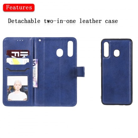 Samsung Galaxy A50 Leather effect case with strap