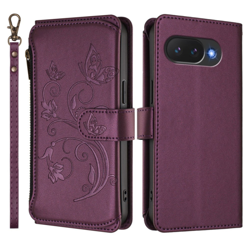 Google Pixel 10A Wallet Case Floral Design