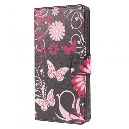 Case Huawei P30 Lite Butterflies and Flowers