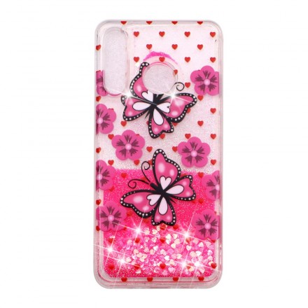 Case Huawei P30 Lite Papillons Glitters