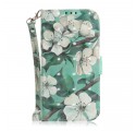 Case Huawei P30 Lite Flower Branch with Strap