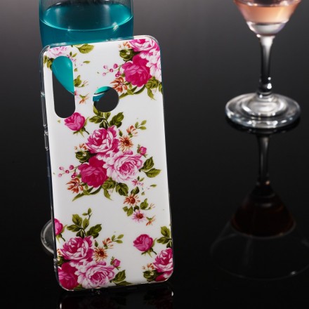 Huawei P30 Lite Cover Liberty Flowers Fluorescent
