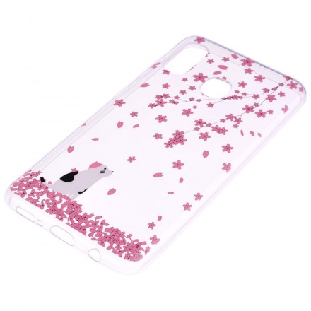 Huawei P30 Lite Case Petals and Cat