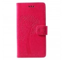 Case Huawei P30 Lite Tree and Owls with Strap