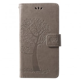 Case Huawei P30 Lite Tree and Owls with Strap