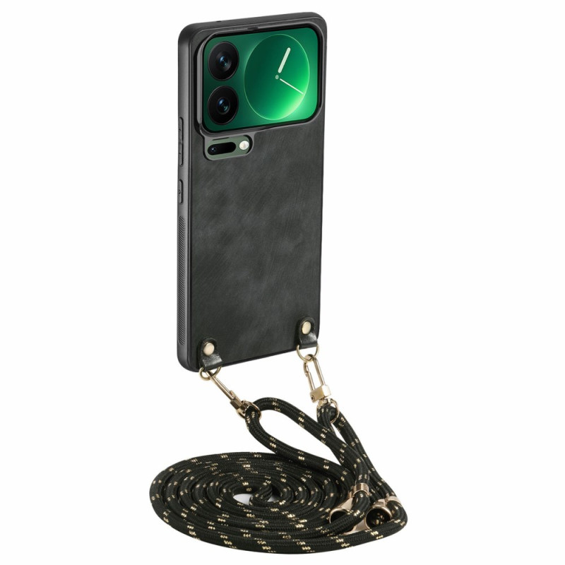 Xiaomi 17 Pro Max Leather-effect Drawstring Case