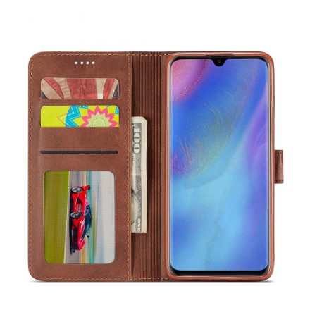 Cover Huawei P30 Lite LC.IMEEKE Effet Cuir