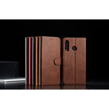 Cover Huawei P30 Lite LC.IMEEKE Effet Cuir