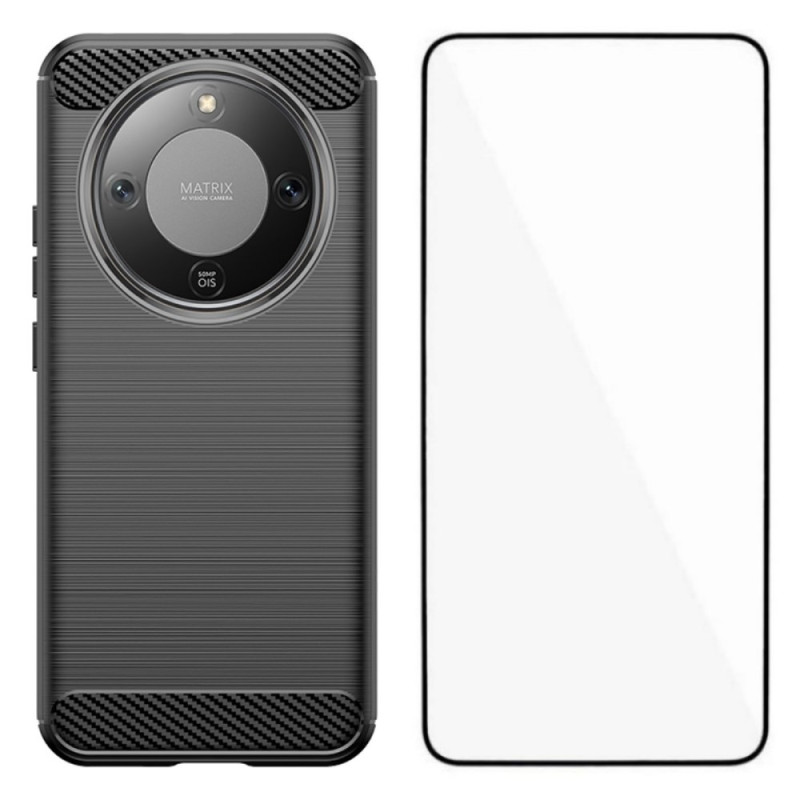 Honor Magic 8 Lite Carbon Fibre Case with Screen Protector