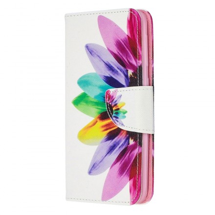 Cover Samsung Galaxy A20e Fleur Aquarelle