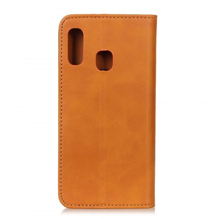 Flip Cover Samsung Galaxy A20e Cuir Fendu