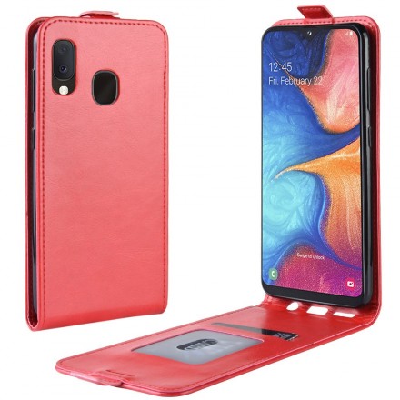 Samsung Galaxy A20e Foldable Leather Effect Case