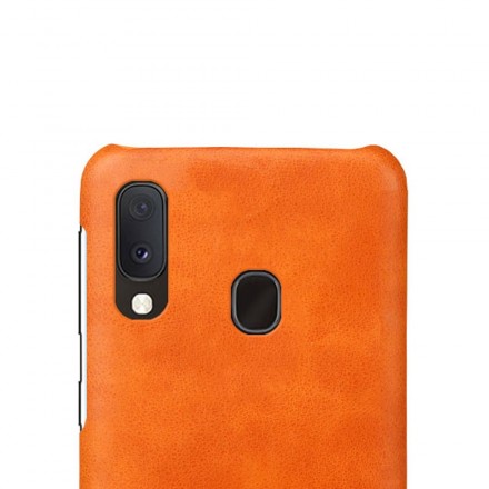 Samsung Galaxy A20e Leather Effect Case Lychee Performance