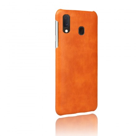 Samsung Galaxy A20e Leather Effect Case Lychee Performance