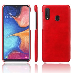 Samsung Galaxy A20e Leather Effect Case Lychee Performance