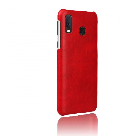 Samsung Galaxy A20e Leather Effect Case Lychee Performance