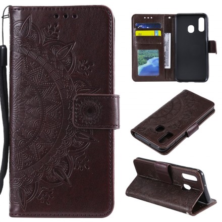 Samsung Galaxy A20e Mandala Sun Case Samsung Galaxy A20e Mandala Sun Case