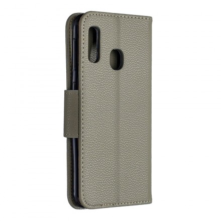 Case Samsung Galaxy A20e Lychee Oblique Flap