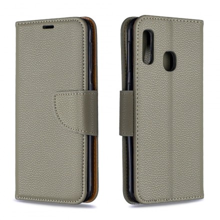 Case Samsung Galaxy A20e Lychee Oblique Flap